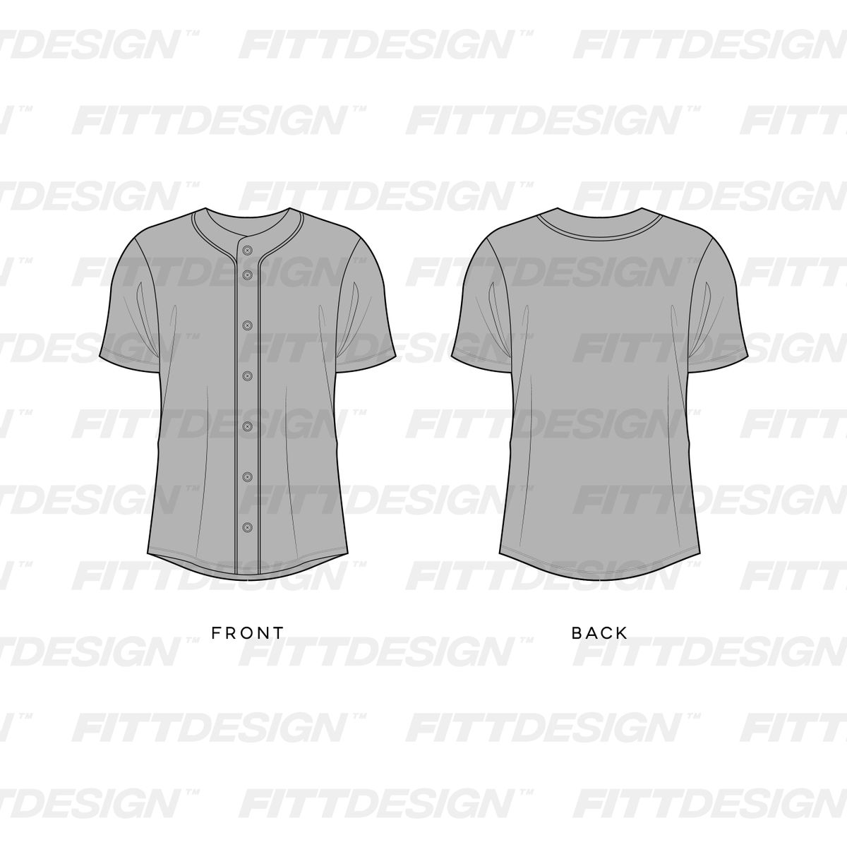Mens Baseball Uniform Kit - VecFashion