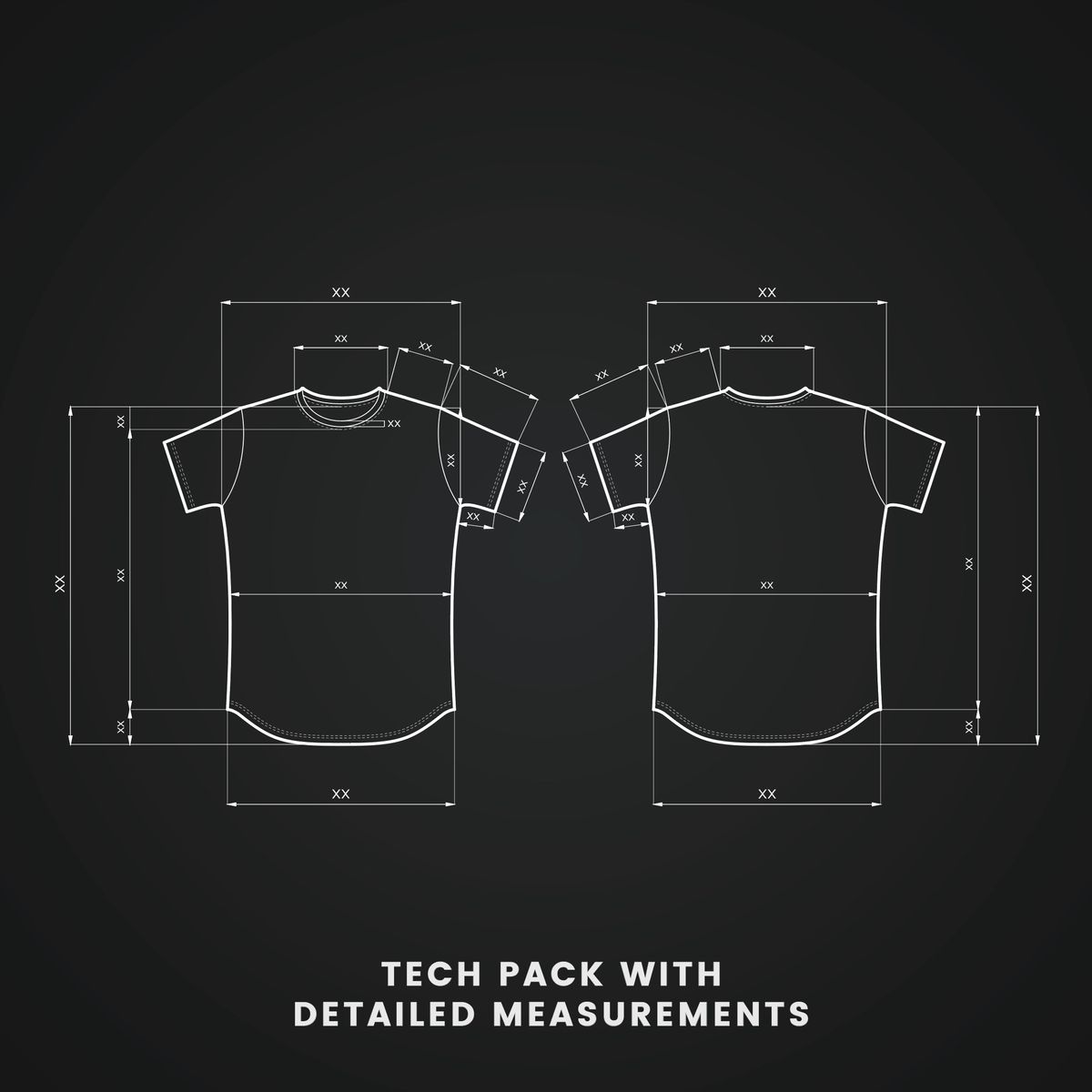 Mens Sleeveless Compression Tee, TechPackTemplate